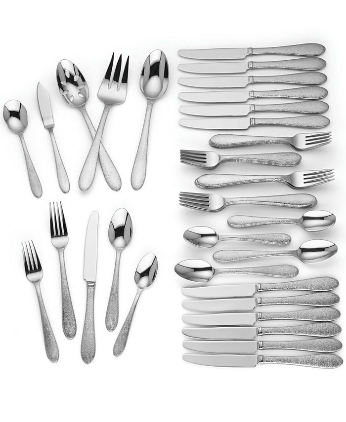 Haveson 65-Pc. 18/10 Stainless Steel Flatware Set, Service For 12, Created For Macy’s Lenox Haveson 65-Pc. 18/10 Stainless Steel Flatware Set, Service For 12, Created For Macy’s -VilleroyBoch shop