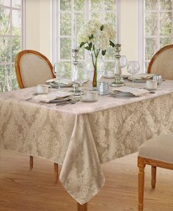 Elrene Barcelona Damask 60 X 84 Oblong Tablecloth