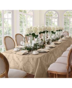 Elrene Barcelona Damask 60 X 144 Oblong Tablecloth