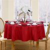 Elrene Denley Stripe 70 Round Tablecloth -VilleroyBoch shop 10021002 fpx