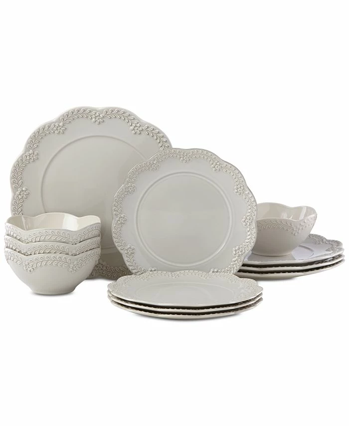 Lenox Chelse Muse Floral 12-Pc. Dinnerware Set, Service For 4