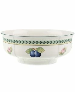 Villeroy & Boch 9.75 French Garden Round Vegetable Bowl, Premium Porcelain