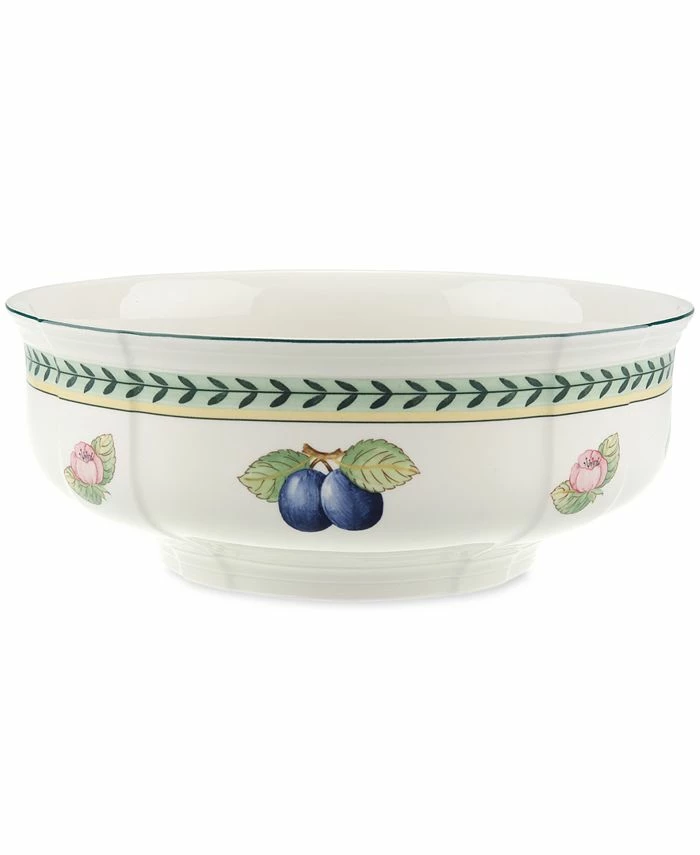 Villeroy & Boch 9.75 French Garden Round Vegetable Bowl, Premium Porcelain