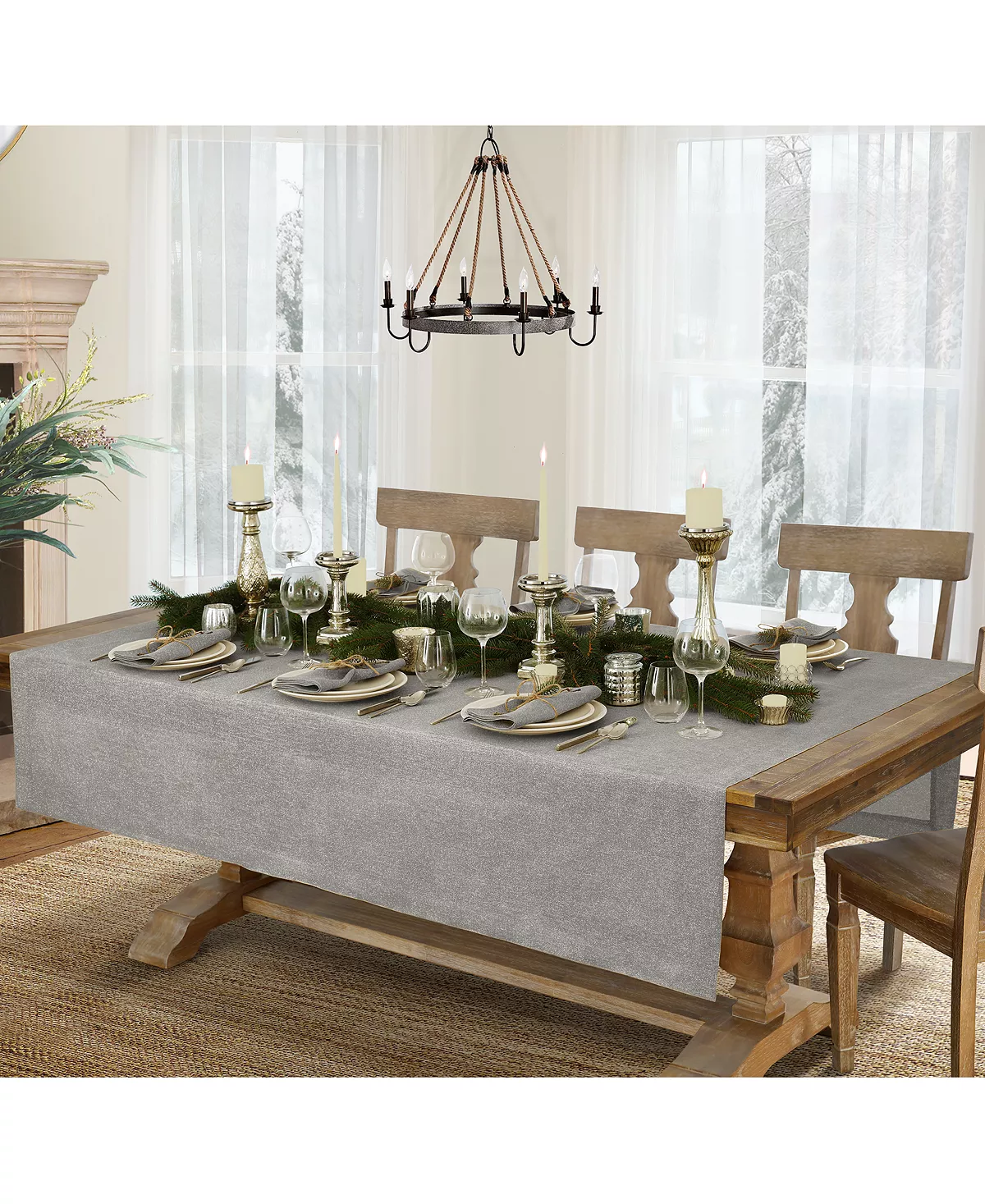 Villeroy & Boch La Classica Metallic: 70 X 96 Table Cloth - Image 3