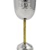 Classic Touch Hammered Stainless Steel Kiddush Cup -VilleroyBoch shop 10400675 fpx