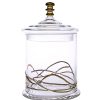 Classic Touch Vivid Glass Canister Jar With Lid - 14K Gold Swirl Design -VilleroyBoch shop 10447536 fpx