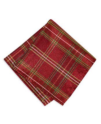 Shimmering Plaid Napkins, Set Of 4 Elrene Shimmering Plaid Napkins, Set Of 4 -VilleroyBoch shop