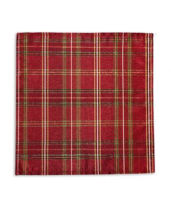 Shimmering Plaid Napkins, Set Of 4 Elrene Shimmering Plaid Napkins, Set Of 4 -VilleroyBoch shop