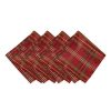 Elrene Shimmering Plaid Napkins, Set Of 4 -VilleroyBoch shop 10519679 fpx