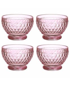 Villeroy & Boch Ston Rose Individual Bowl, Set Of 4
