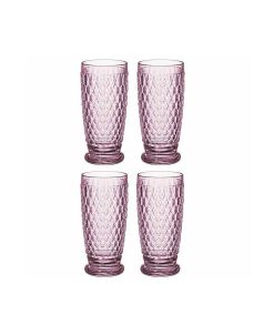Villeroy & Boch Ston Rose Highball, Set Of 4