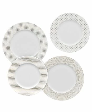 Noritake Hammock Rim Dinner Plate - Dots - Image 6