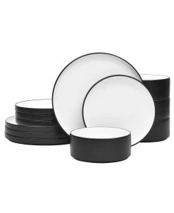 Noritake Colortex Stone 12-Pc. Dinnerware Set, Service For 4