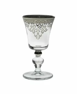 Classic Touch Set Of 6 Liquor Glasses With Design