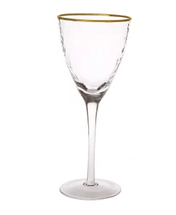 Classic Touch Set Of 6 Water Glasses With Simple Design