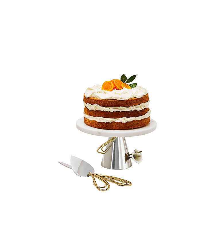 Michael Aram Calla Lily Cake Knife & Server Set 4 Michael Aram Calla Lily Cake Knife & Server Set - Image 2
