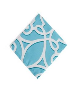 Elrene Chase Geometric Stain Resistant Indoor Outdoor 17X 17 Napkin - Set Of 8 -VilleroyBoch shop 12876652 fpx