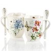Lenox Butterfly Meadow Set Of 2 Cocoa Mugs With Spoons