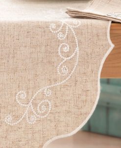 Lenox French Perle Embroidered 70 Runner -VilleroyBoch shop 13839161 fpx