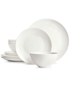 Hotel Collection Upe 12-Pc. Bone China Dinnerware Set, Service For 4, Created For Macy's