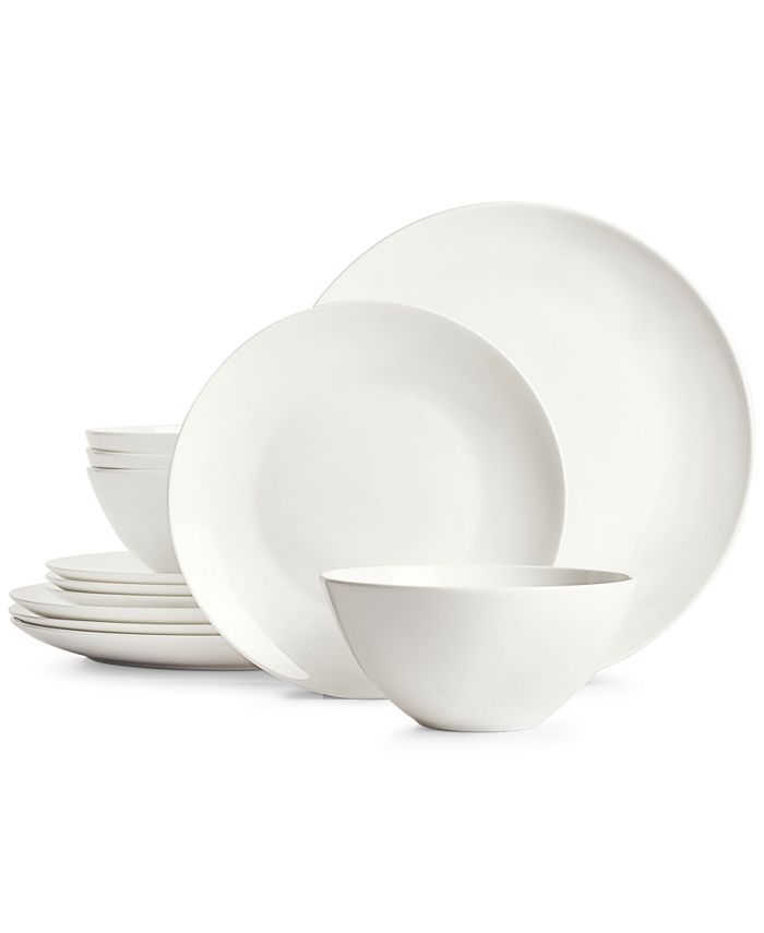 upe 12-Pc. Bone China Dinnerware Set, Service For 4, Created For Macy's Hotel Collection Upe 12-Pc. Bone China Dinnerware Set, Service For 4, Created For Macy's -VilleroyBoch shop