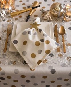 Design Imports Metallic Confetti Tablecloth 60 X 84 -VilleroyBoch shop 13945744 fpx