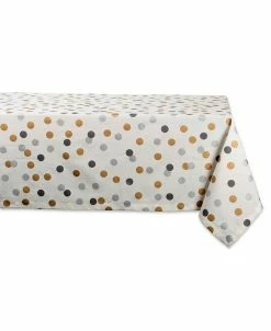 Design Imports Metallic Confetti Tablecloth 60 X 84