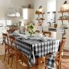 Elrene Farmhouse Living Buffalo Check Tan/White 52x 52 Tablecloth 2 Elrene Farmhouse Living Buffalo Check Tan/White 52x 52 Tablecloth -VilleroyBoch shop 14334800 fpx