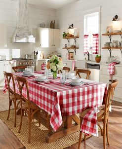 Elrene Farmhouse Living Buffalo Check 60x 84 Tablecloth -VilleroyBoch shop 14337280 fpx