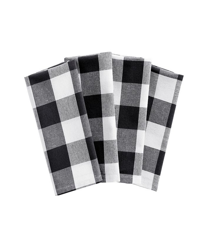 Farmhouse Living Buffalo Check Napkins - Set Of 4 Elrene Farmhouse Living Buffalo Check Napkins - Set Of 4 -VilleroyBoch shop