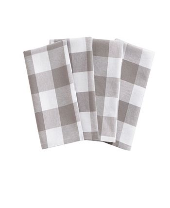 Farmhouse Living Buffalo Check Napkins - Set Of 4 Elrene Farmhouse Living Buffalo Check Napkins - Set Of 4 -VilleroyBoch shop