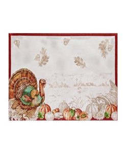 Elrene Holiday Turkey Bordered Fall Placemat, Set Of 4 4 Elrene Holiday Turkey Bordered Fall Placemat, Set Of 4 -VilleroyBoch shop 14429038 fpx