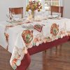 Elrene Holiday Turkey Bordered Fall Tablecloth, 60 X 120 -VilleroyBoch shop 14429051 fpx