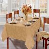 Elrene Gant Woven Leaves Jacquard Damask Tablecloth, 60x84 Oval -VilleroyBoch shop 14441248 fpx