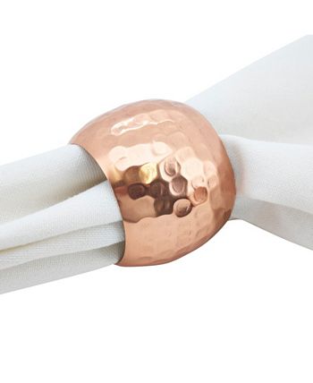 Dinner Napkin Ring With Moscow Mule Design, Set Of 4 Saro Lifestyle Dinner Napkin Ring With Moscow Mule Design, Set Of 4 -VilleroyBoch shop