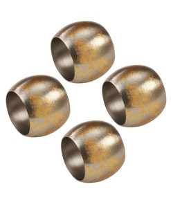Saro Lifestyle Texture Design Napkin Ring, Set Of 4 -VilleroyBoch shop 14728535 fpx