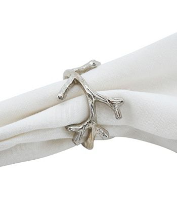 Design Dinner Napkin Ring, Set Of 4 Saro Lifestyle Design Dinner Napkin Ring, Set Of 4 -VilleroyBoch shop