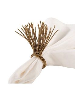 Saro Lifestyle Beaded Spray Design Event Napkin Ring, Set Of 4 4 Saro Lifestyle Beaded Spray Design Event Napkin Ring, Set Of 4 -VilleroyBoch shop 14728780 fpx