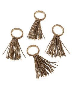 Saro Lifestyle Beaded Spray Design Event Napkin Ring, Set Of 4 5 Saro Lifestyle Beaded Spray Design Event Napkin Ring, Set Of 4 -VilleroyBoch shop 14728781 fpx