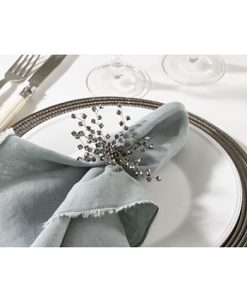 Saro Lifestyle Napkin Ring Collection Beaded Napkin Ring, Set Of 4 -VilleroyBoch shop 14728920 fpx