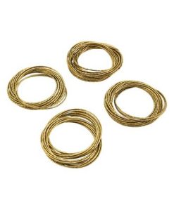 Saro Lifestyle Metallic Bronze Metal Bangled Napkin Ring, Set Of 4 4 Saro Lifestyle Metallic Bronze Metal Bangled Napkin Ring, Set Of 4 -VilleroyBoch shop 14729040 fpx