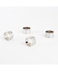 Saro Lifestyle Parkling Design Napkin Ring, Set Of 4 8 Saro Lifestyle Parkling Design Napkin Ring, Set Of 4 -VilleroyBoch shop 14729053 fpx