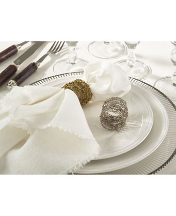 Metal Design Napkin Ring, Set Of 4 Saro Lifestyle Metal Design Napkin Ring, Set Of 4 -VilleroyBoch shop