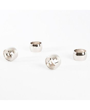 Round Shape Napkin Ring, Set Of 4 Saro Lifestyle Round Shape Napkin Ring, Set Of 4 -VilleroyBoch shop