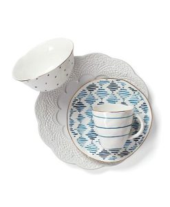 Lenox Blue Bay 12-PC Dessert Set -VilleroyBoch shop 14910903 fpx