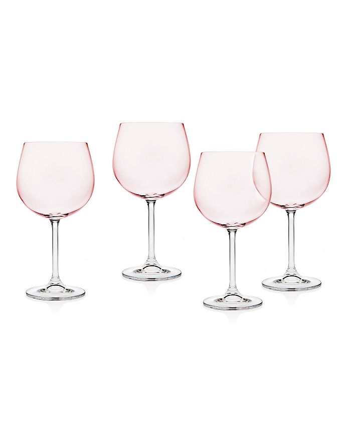 Meridian Blush Goblet - Set Of 4 Godinger Meridian Blush Goblet - Set Of 4 -VilleroyBoch shop