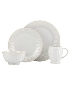 Lenox French Perle Groove 4 Piece Place Setting -VilleroyBoch shop 15330601 fpx