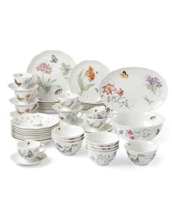 Lenox Butterfly Meadow 50-PC Dinnerware Set, Created For Macy's, Service For 8