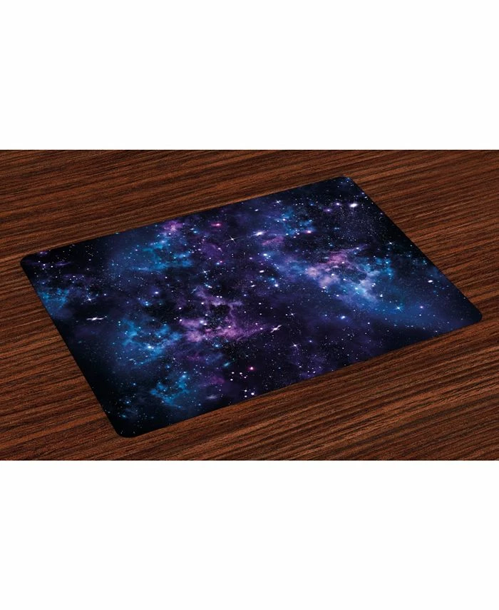 Ambesonne Space Place Mats, Set Of 4