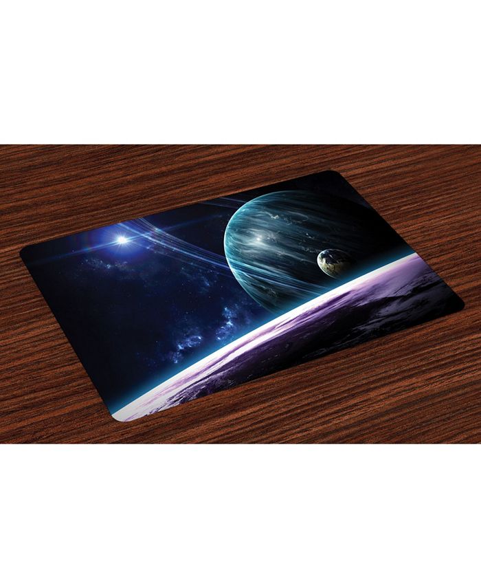 Ambesonne Space Place Mats, Set Of 4 3 Ambesonne Space Place Mats, Set Of 4